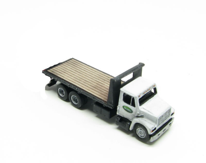 N Scale "I" Class 16 Ft Deck Freight Delivery Truck Kit 130 